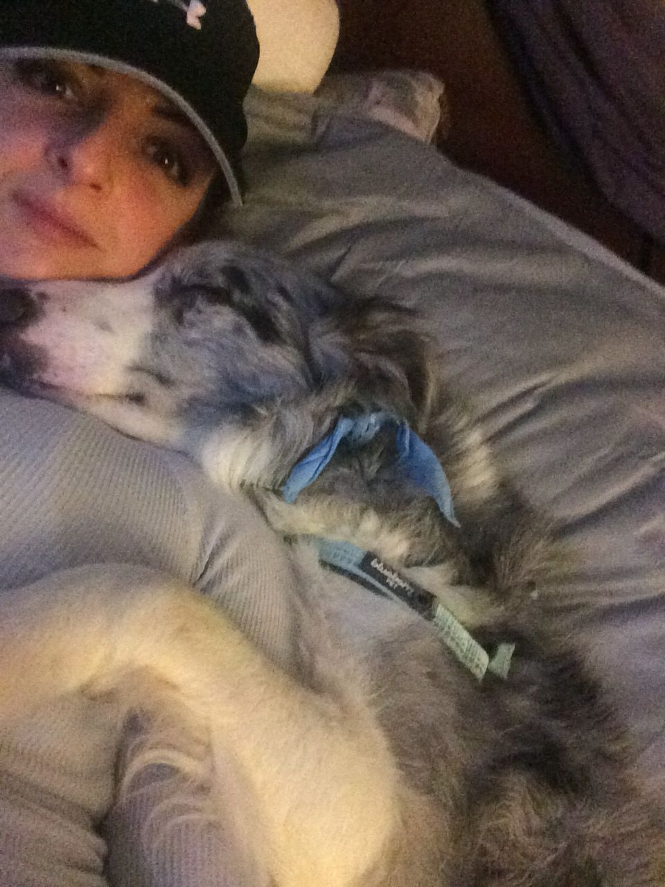 He likes to be the big spoon ðŸ’•