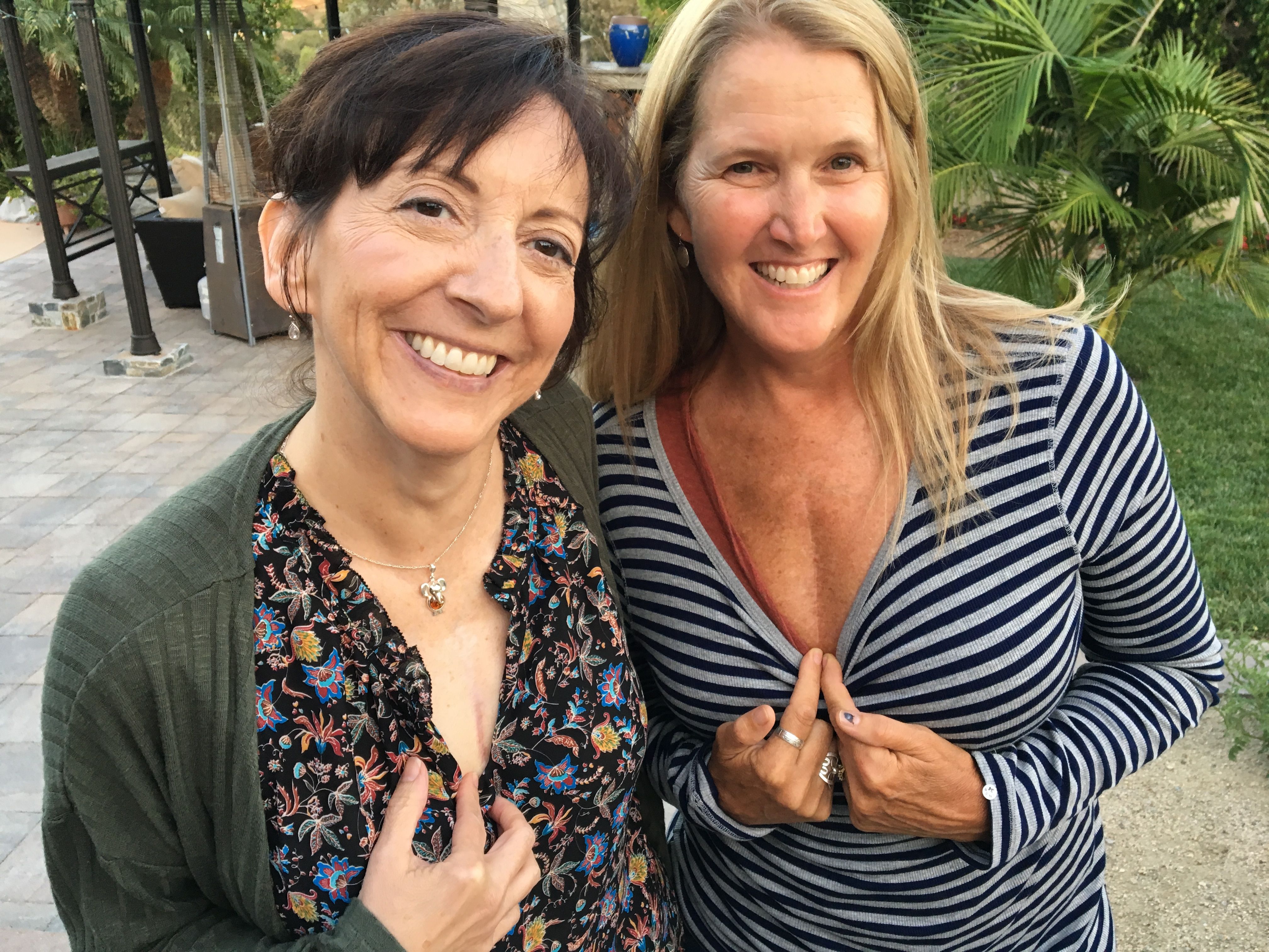 This is me and Debbie, my best friend since 4th grade. We lost touch for 20 years and when we reunited, we learned we both had the same open heart surgery for our mitral valve! Debbie is the true veteran, she's gone through two replacement surgeries (la