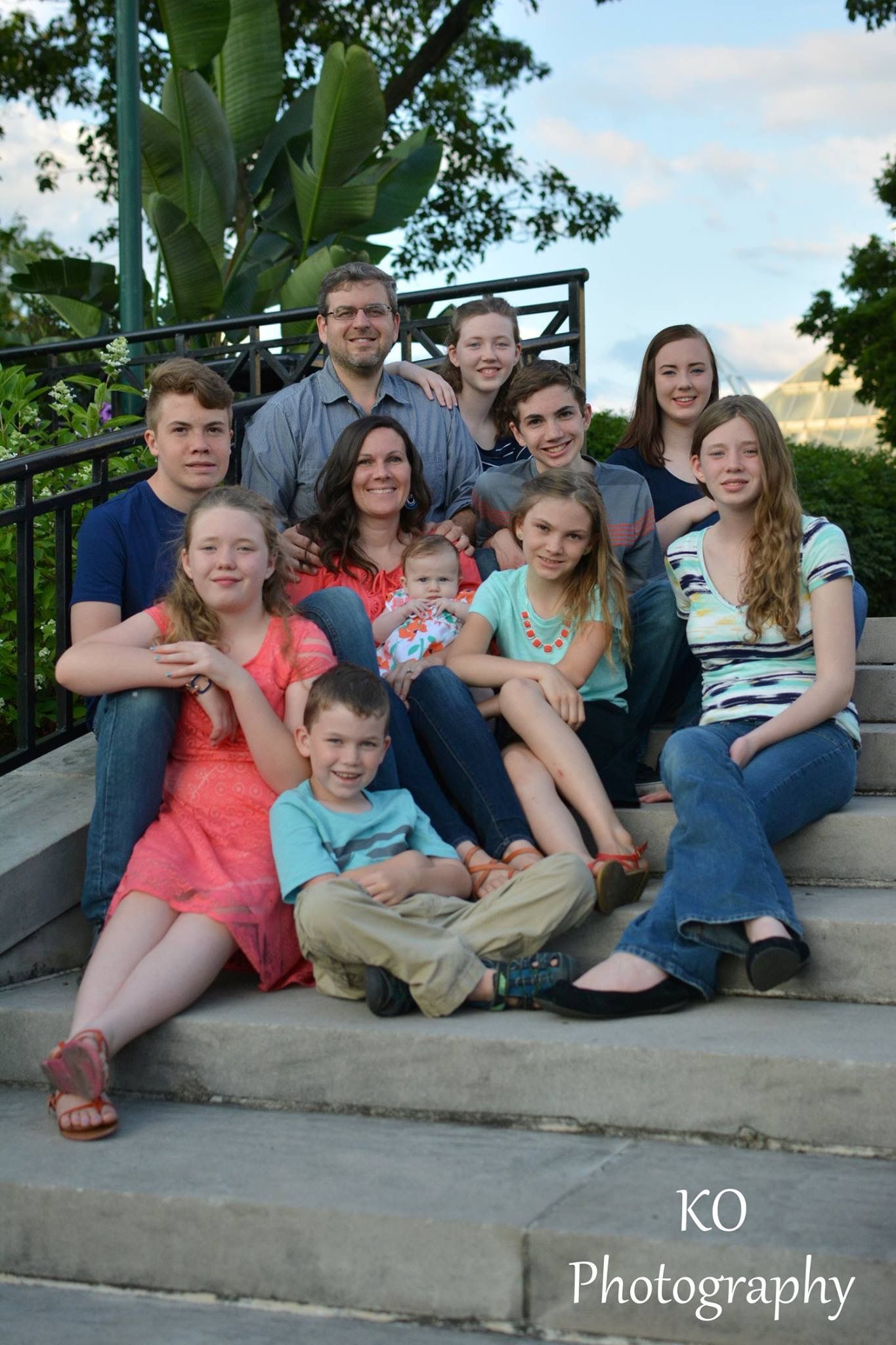 My big beautiful family! Professional shoot at the end of summer.