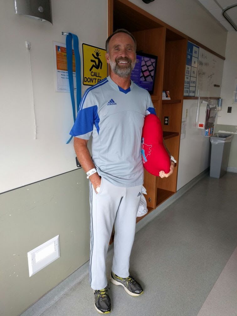 This was the day I left the Hospital after my mitral valve repair. 4 days in hospital.