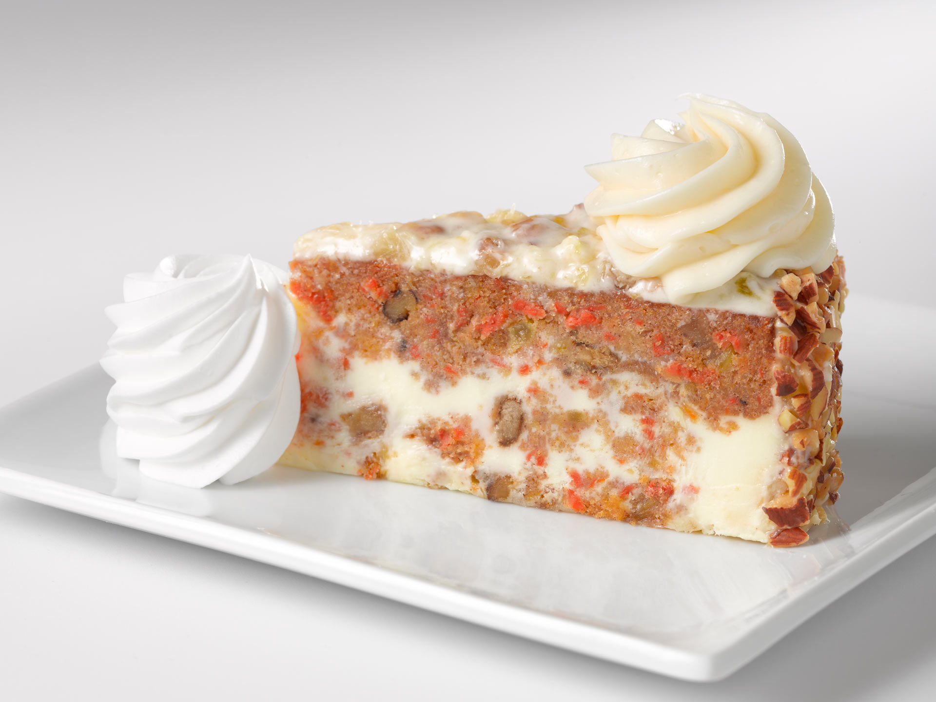 A piece of Craig's Crazy Carrot Cake Cheesecake from the Cheesecake Factory has my name on it tonight.