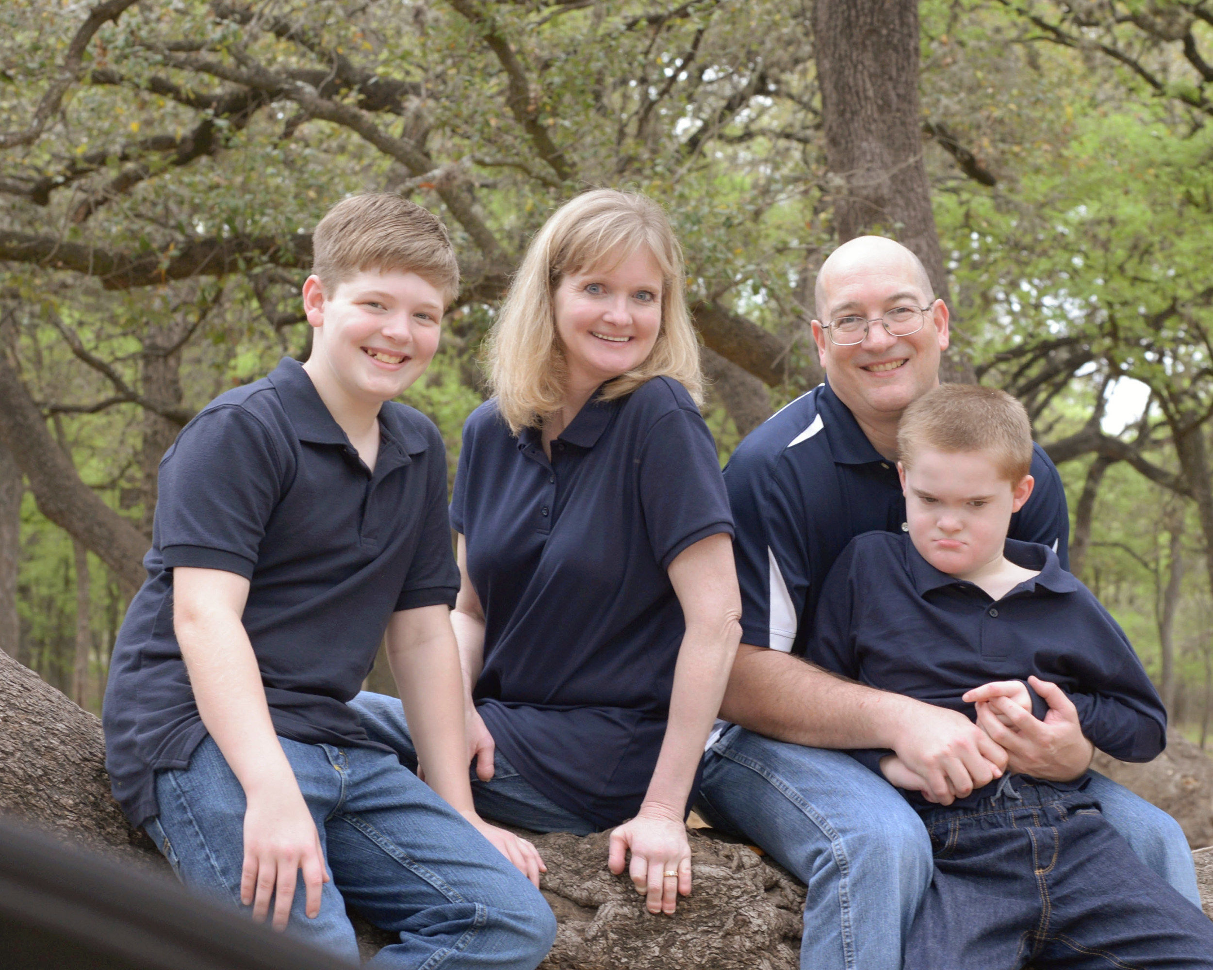 Me and my precious family this last spring after recovering from heart surgery - I really wanted this photo taken as a tribute of what we came thru together!