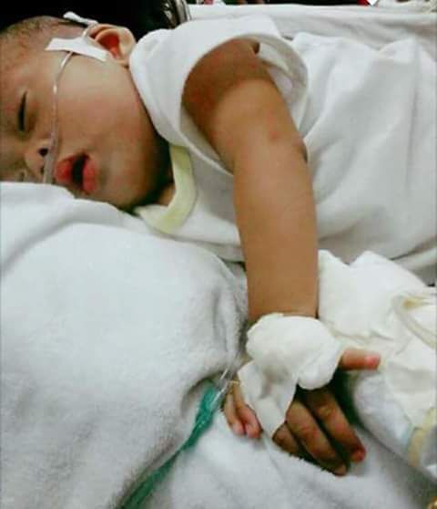 Hello to my friends, relatives, family and to everyone here in facebook. I need your help for my baby cousin, Pierre Angie CaÃ±edo Moises who need a financial assistance for her Open Heart Surgery (Diagnosis: Congenital heart disease, cyanotic type: Doubl