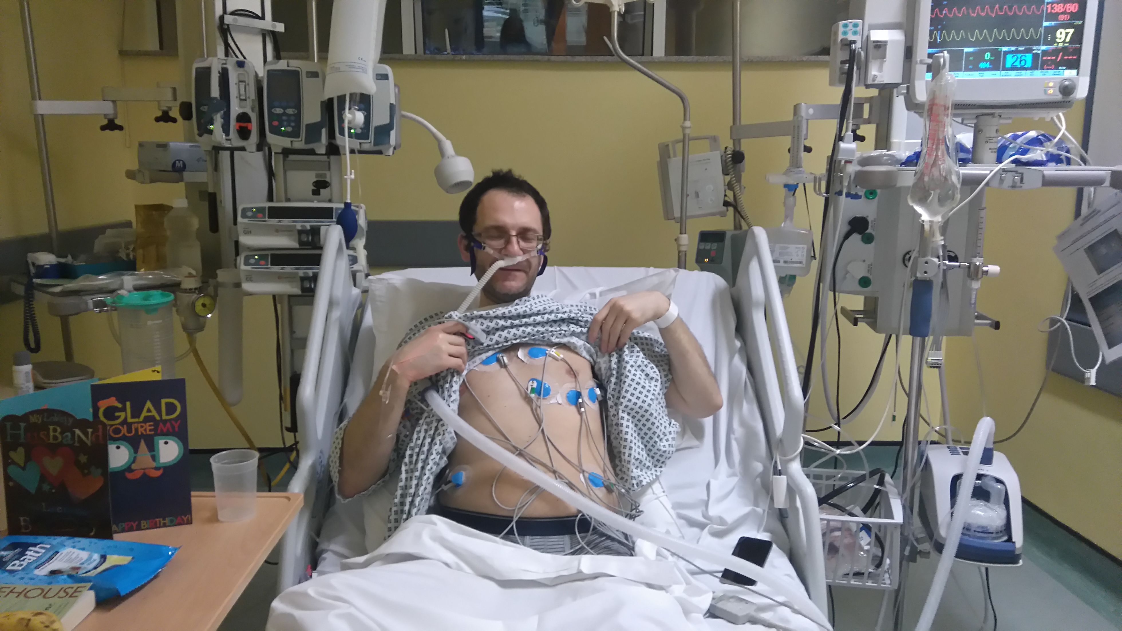Thu, 24th March 2016 (my birthday)
Second day in hospital, two days prior to my heart surgery