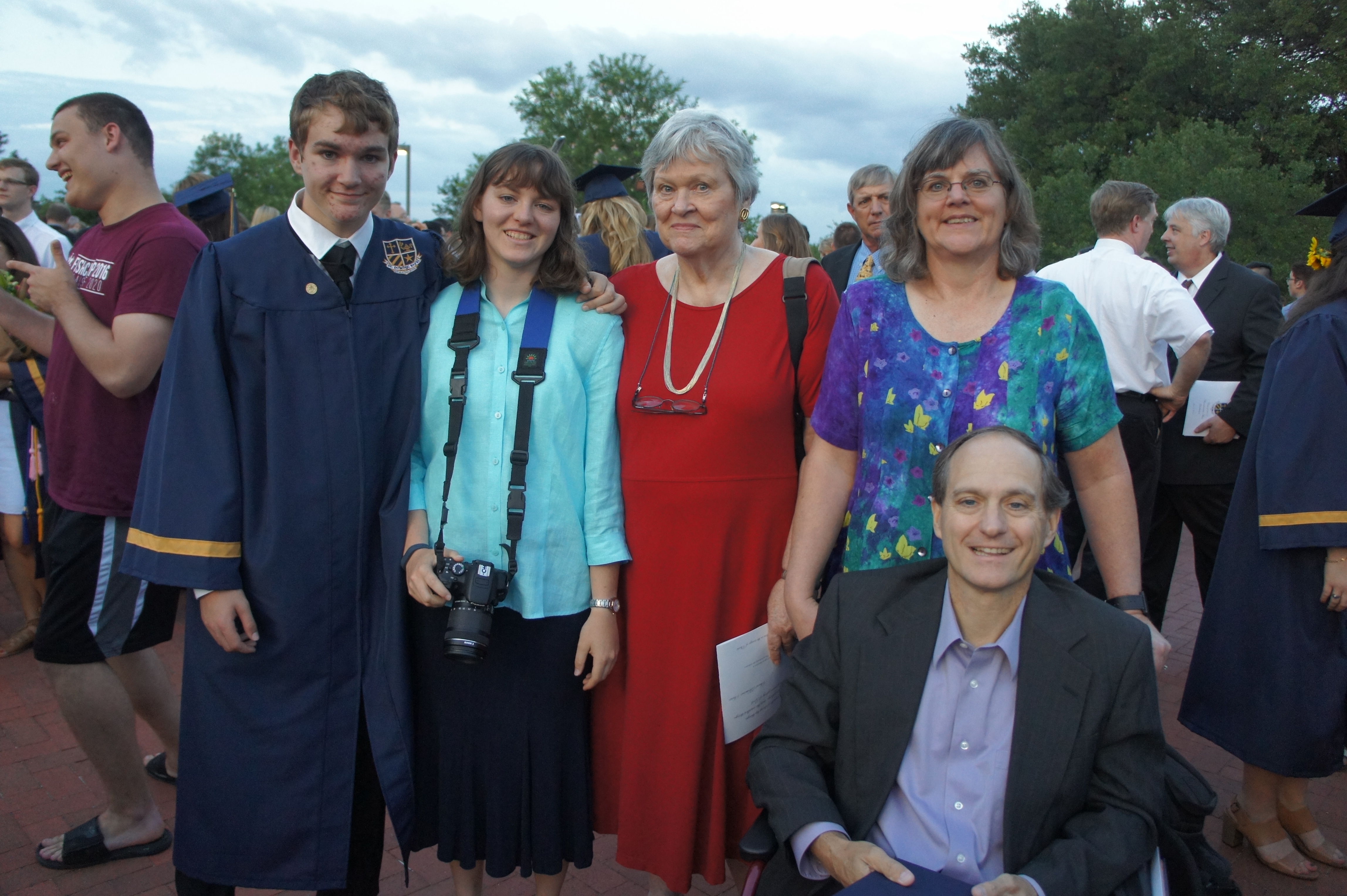 High school graduation for my son.