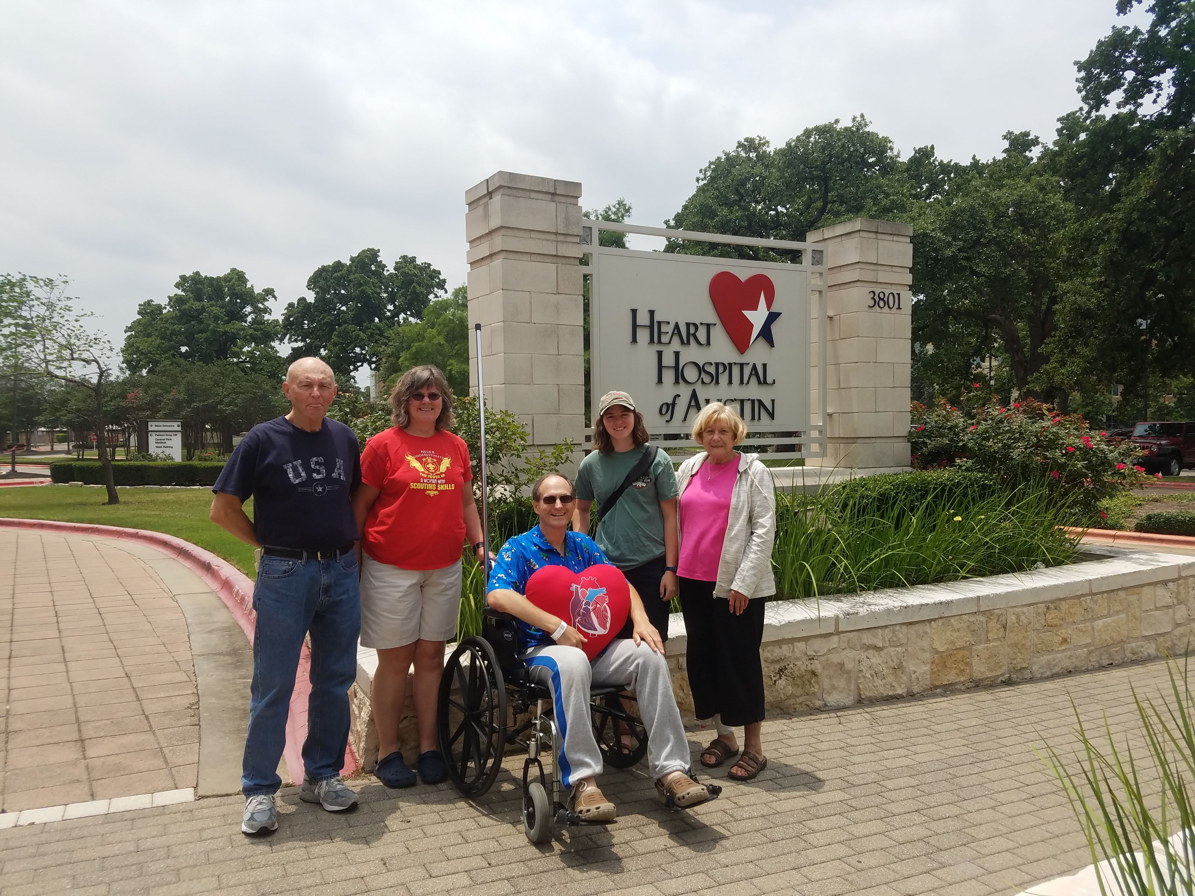 Leaving the hospital