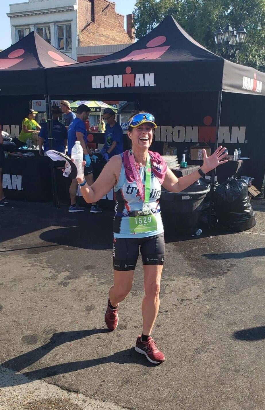 First Ironman 70.3 in the books! And just 20 months after surgery. God is good :-)

Never give up on your goals. Itâ€™s easy to become depressed when you get the diagnosis, to think your dreams just evaporated, but with God anything is possible!