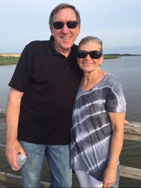 My husband and I on vacation in the Outer Banks last year