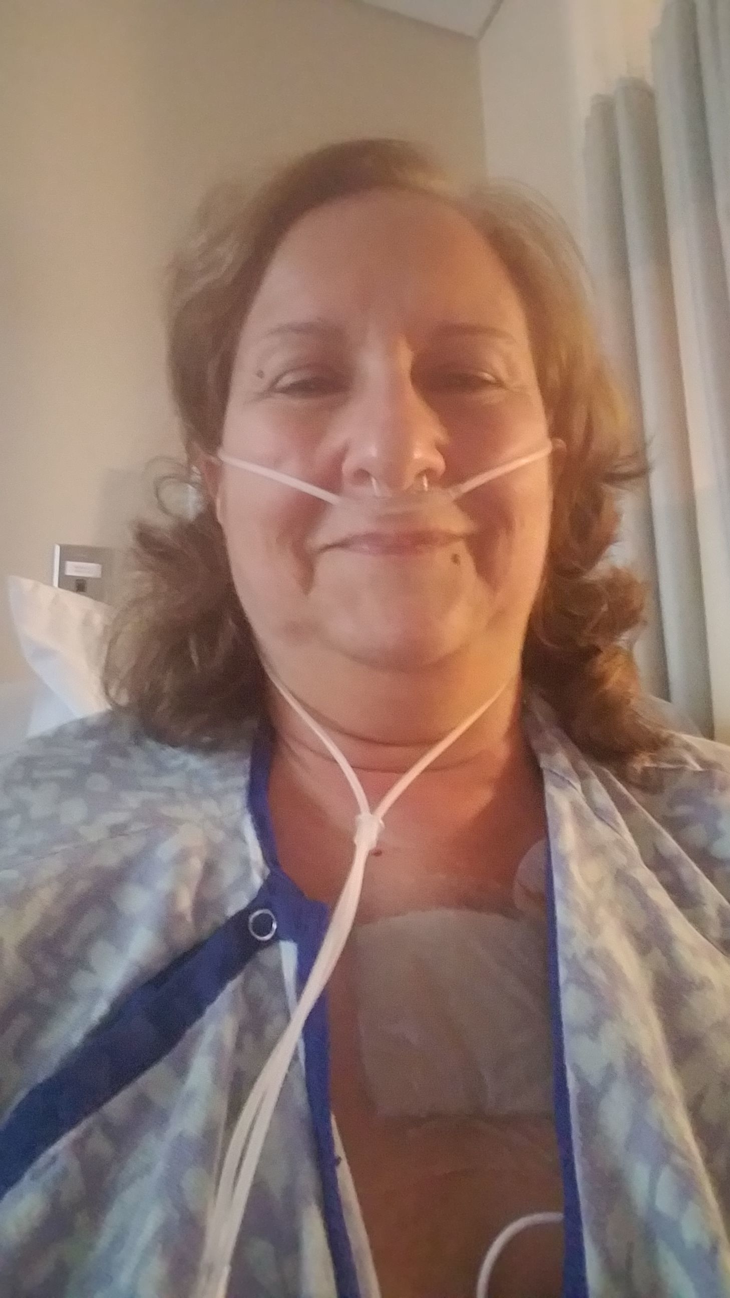 Post surgery - Day 2 The little patcch on my chest is all there is....