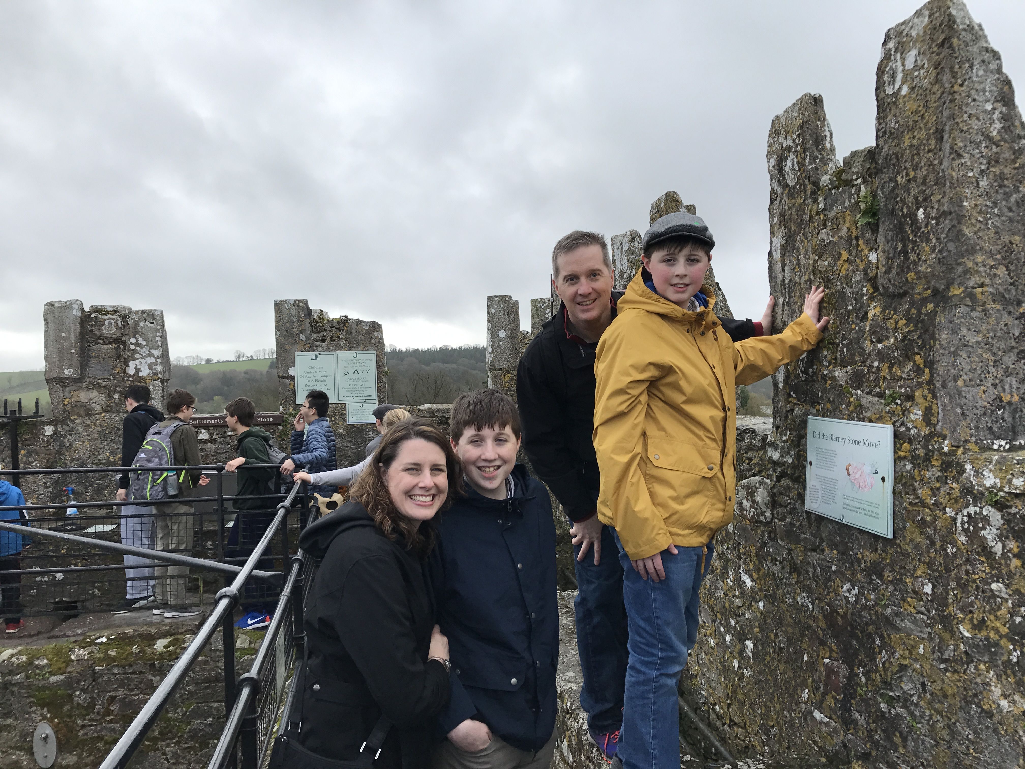 The family in Ireland. Who knew Dad had a new heart murmur?
Not me.
Not me.
Me neither.