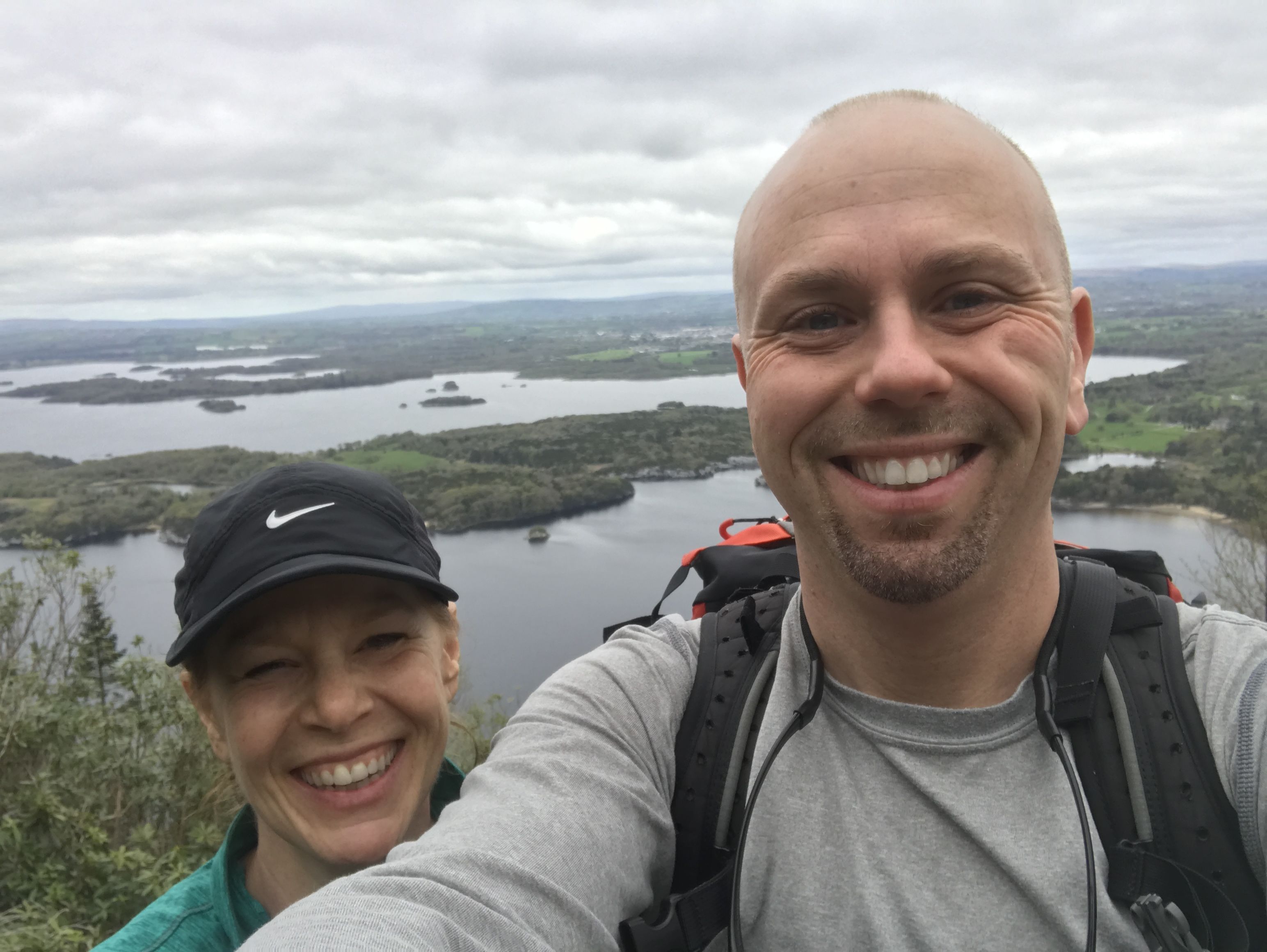 Hiking with my husband -Ireland April 2017.