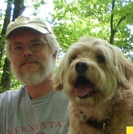 Me and my faithful hiking companion. Looking forward to being able to hike again!