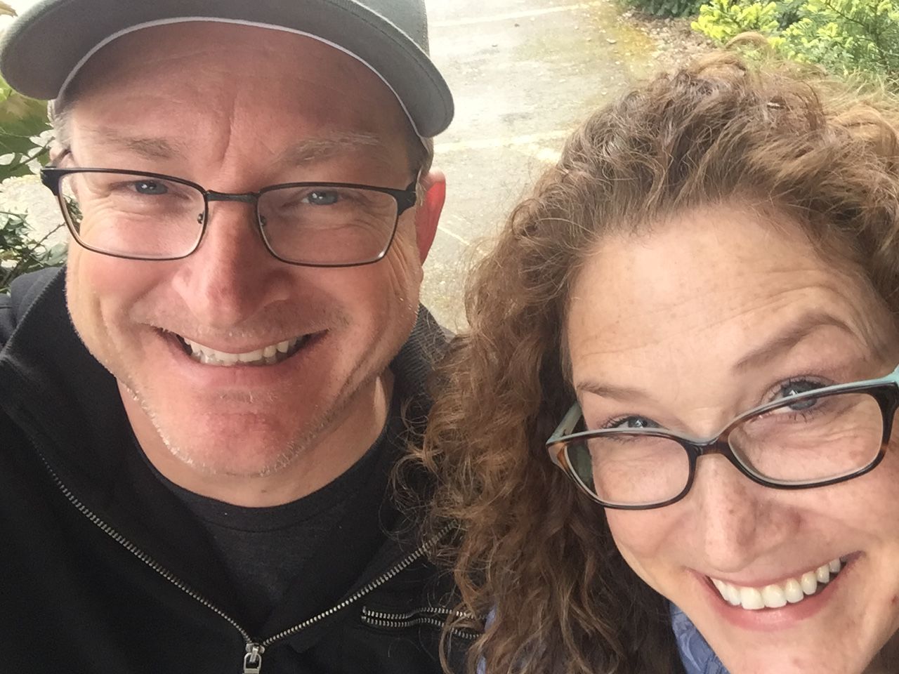 All smiles with my wife Elisa. She is my rock!