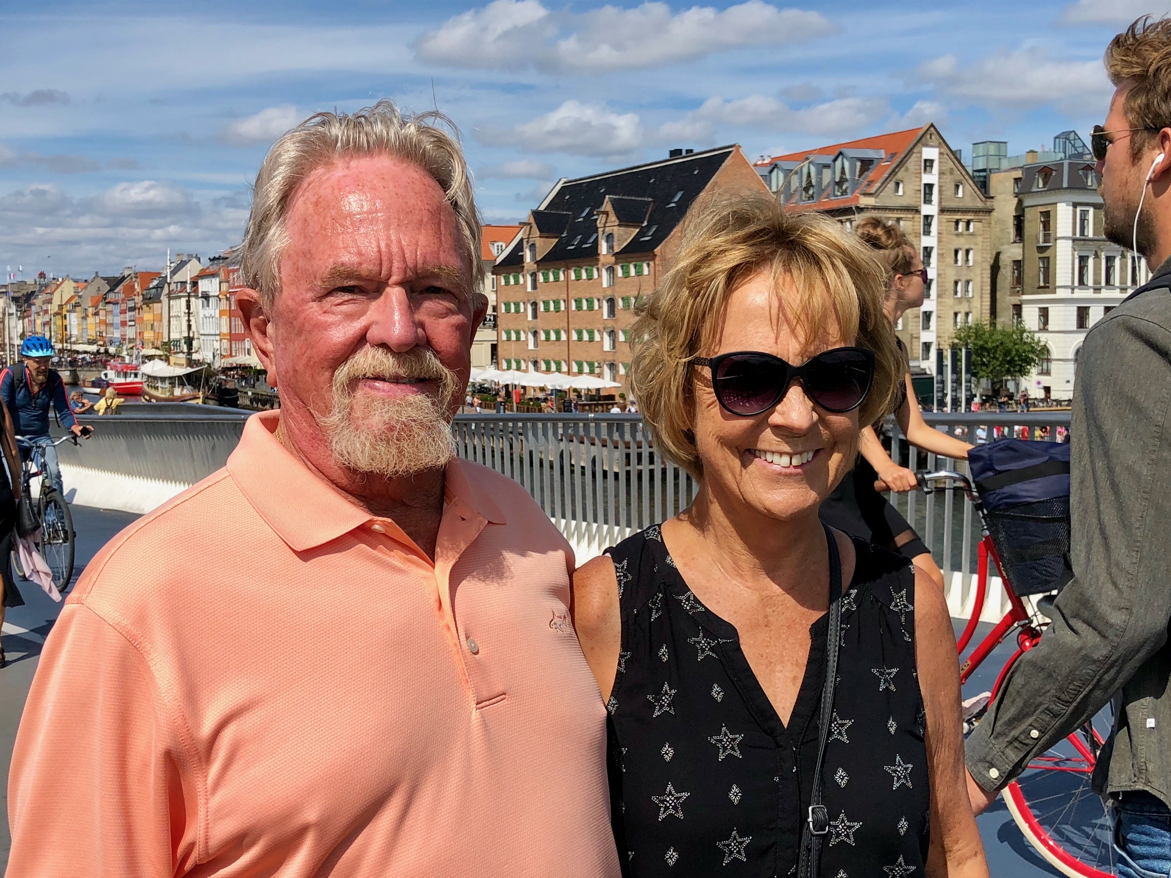 Husband and I Copenhagen August 6, 2018